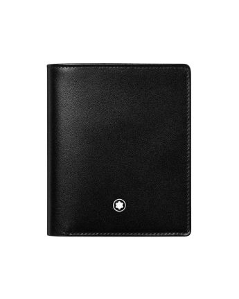Montblanc Meisterstuck Black Leather Credit card wallet 126225