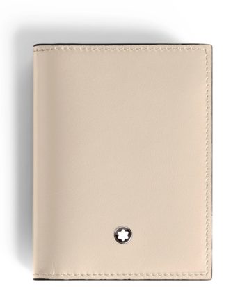 Montblanc Meisterstuck cream leather Wallet/Card Holder 199316